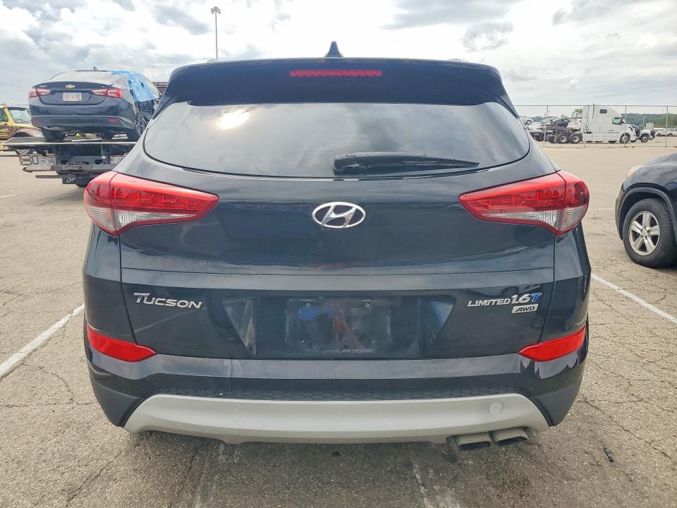2017 Hyundai Tucson VIN KM8J3CA26HU294873 COPART salvage auction — FRONT END, Oh - Certificate Of Title (P), sold $4,900 on 2026-07-22 (photo 6)