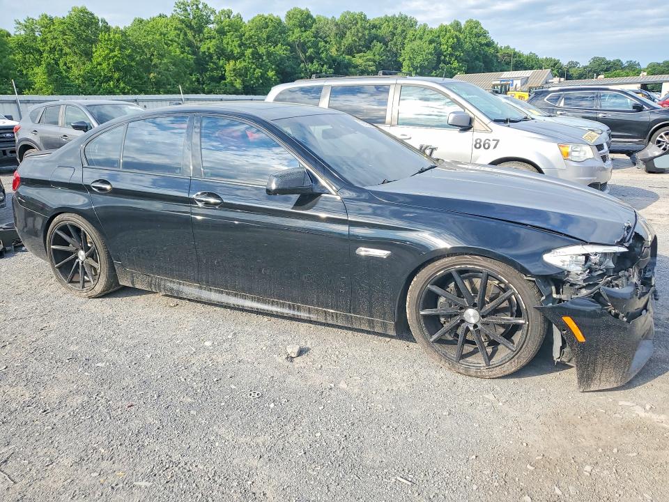 2012 BMW 5er VIN WBAFU9C57CC786955 COPART salvage auction — FRONT END, Pa - Certificate Of Salvage, sold $1,400 on 2026-07-16 (photo 4)