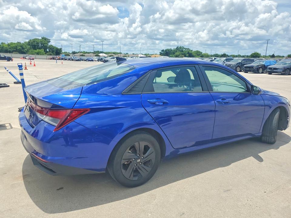 2023 Hyundai Elantra VIN 5NPLM4AG3PH104872 COPART salvage auction — HAIL, Fl - Certificate Of Title, sold $3,500 on 2026-07-22 (photo 3)