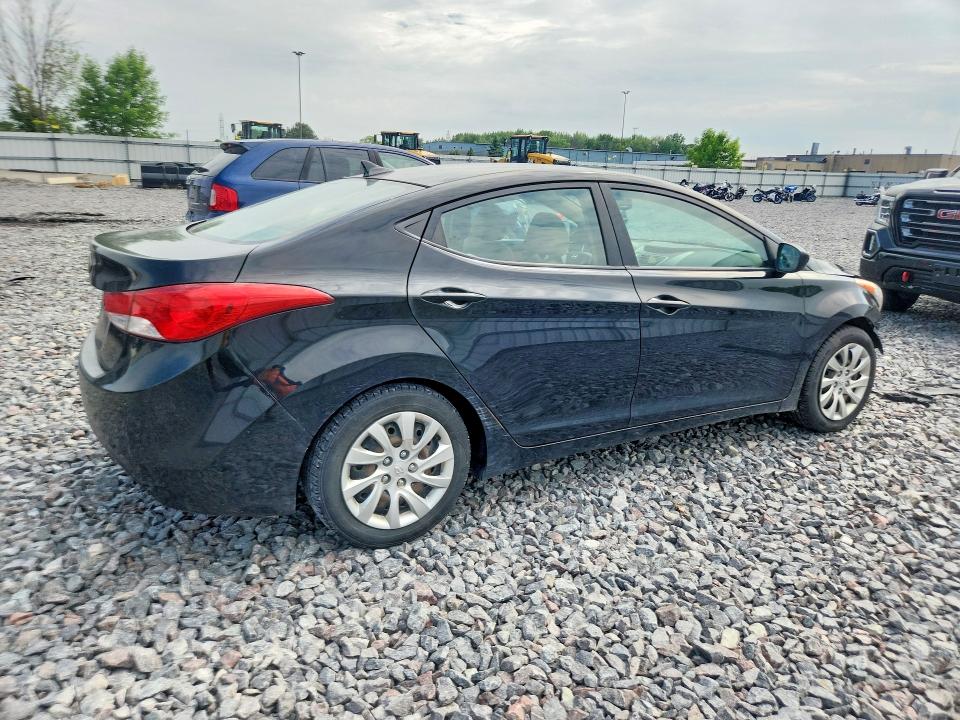 2012 Hyundai Elantra VIN KMHDH4AE3CU231527 COPART salvage auction — FRONT END, Mi - Certificate Of Title, sold $500 on 2026-07-20 (photo 3)
