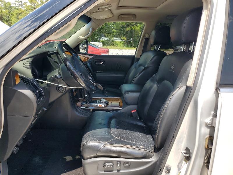 2011 Infiniti Qx56 VIN JN8AZ2NE5B9001836 COPART salvage auction — FRONT END, Tx - Certificate Of Title, sold $2,150 on 2026-07-31 (photo 7)