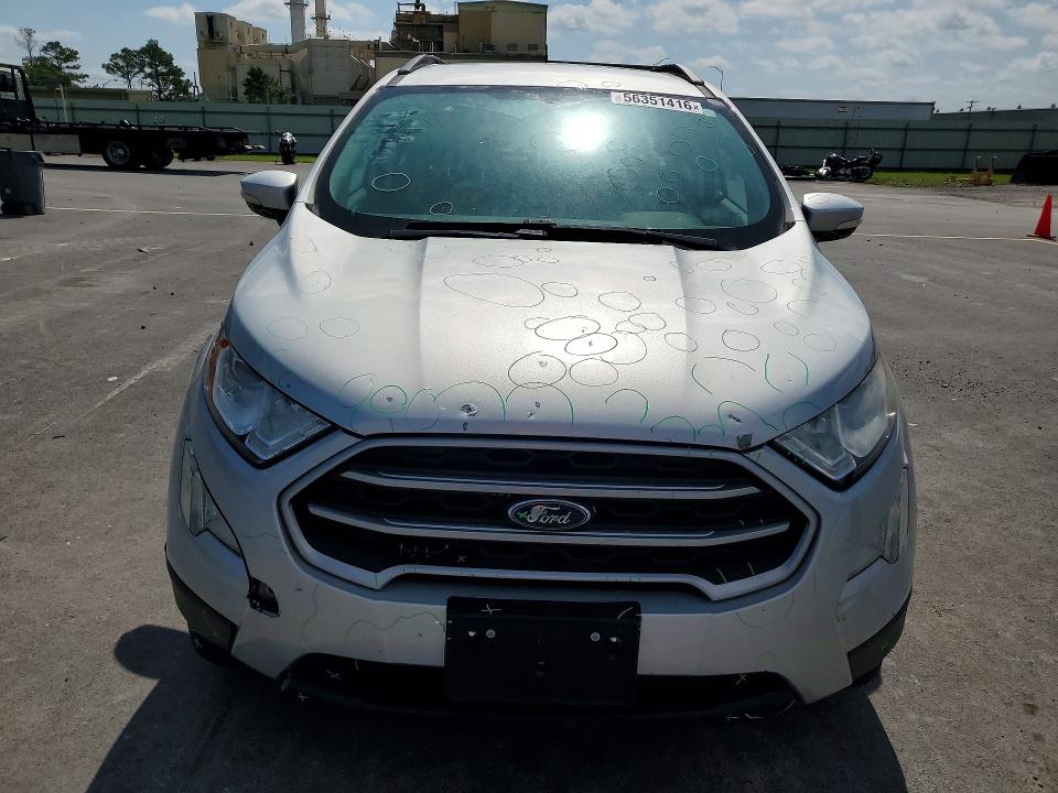 2018 Ford Ecosport VIN MAJ3P1TE0JC226650 COPART salvage auction — HAIL, Salvage Title, sold $1,900 on 2026-07-22 (photo 5)
