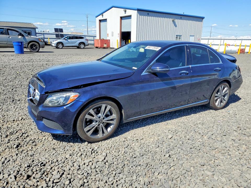 2018 Mercedes-benz C-klasse VIN WDDWF4JB8JR418924 COPART salvage auction — FRONT END, Wa - Bill Of Sale, sold $3,750 on 2026-07-08 (photo 1)