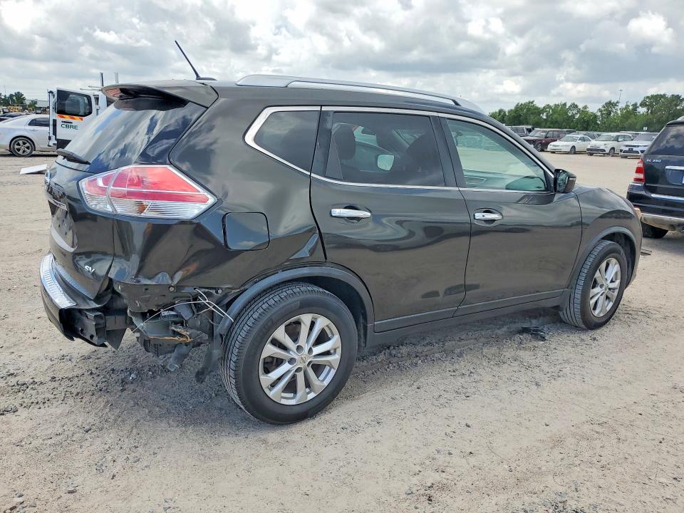 2016 Nissan VIN KNMAT2MT1GP719559 COPART salvage auction — REAR END, Tx - Salvage Vehicle Title, sold $2,400 on 2026-07-31 (photo 3)