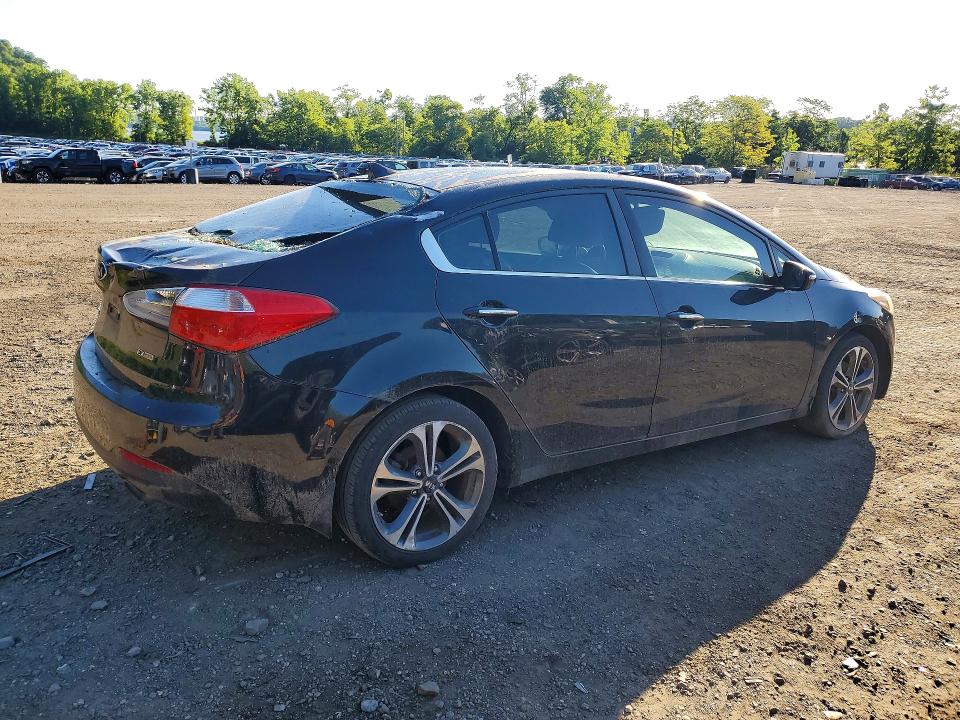 2014 Kia Forte VIN KNAFZ4A84E5060771 COPART salvage auction — REAR END, Ny - Certificate Of Title, sold $675 on 2026-07-23 (photo 3)