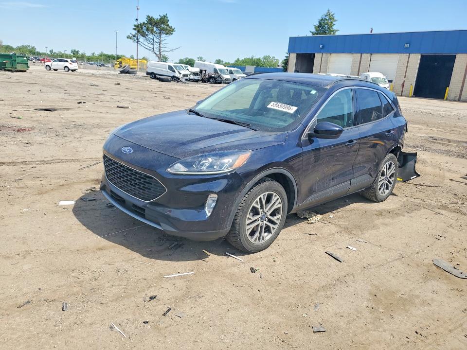 2021 Ford Escape VIN 1FMCU9CZ2MUA80752 COPART salvage auction — REAR END, Mi - Certificate Of Title, sold $7,700 on 2026-07-02 (photo 1)