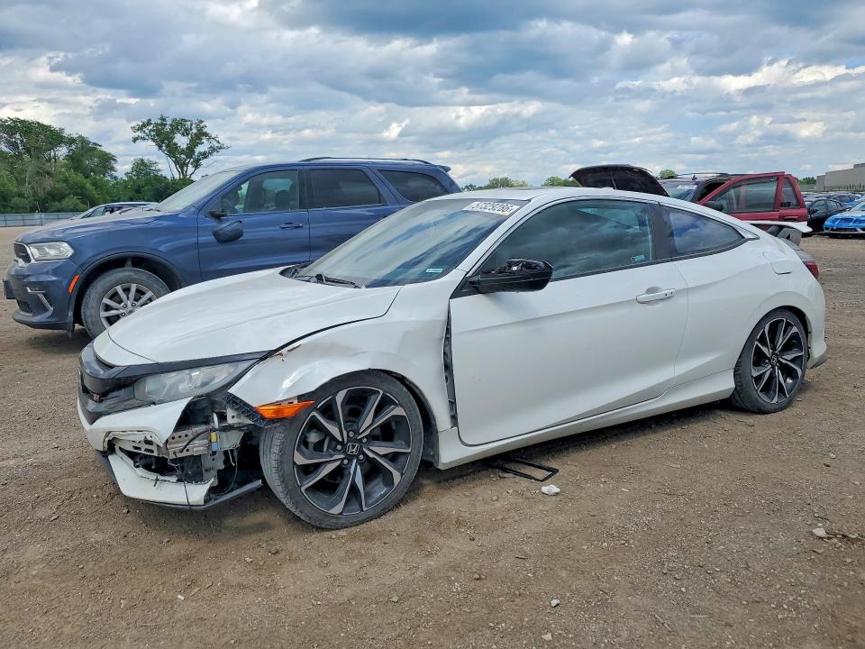 2019 Honda Civic VIN 2HGFC3A50KH752293 COPART salvage auction — HAIL, Salvage Title, sold $1,700 on 2026-07-24 (photo 1)