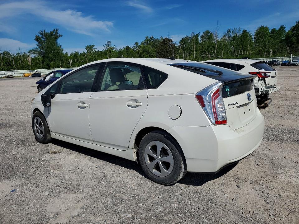 2014 Toyota Prius VIN JTDKN3DU8E0356552 COPART salvage auction — FRONT END, Ny - Mv-907A Salvage Certificate, sold $1,800 on 2026-07-20 (photo 2)