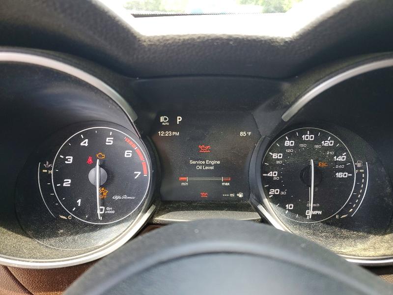 2018 Alfa romeo Stelvio VIN ZASFAKNN7J7B99636 COPART salvage auction — WATER/FLOOD, Ma - Cert Of Title-Salvage, sold $3,500 on 2026-07-27 (photo 9)