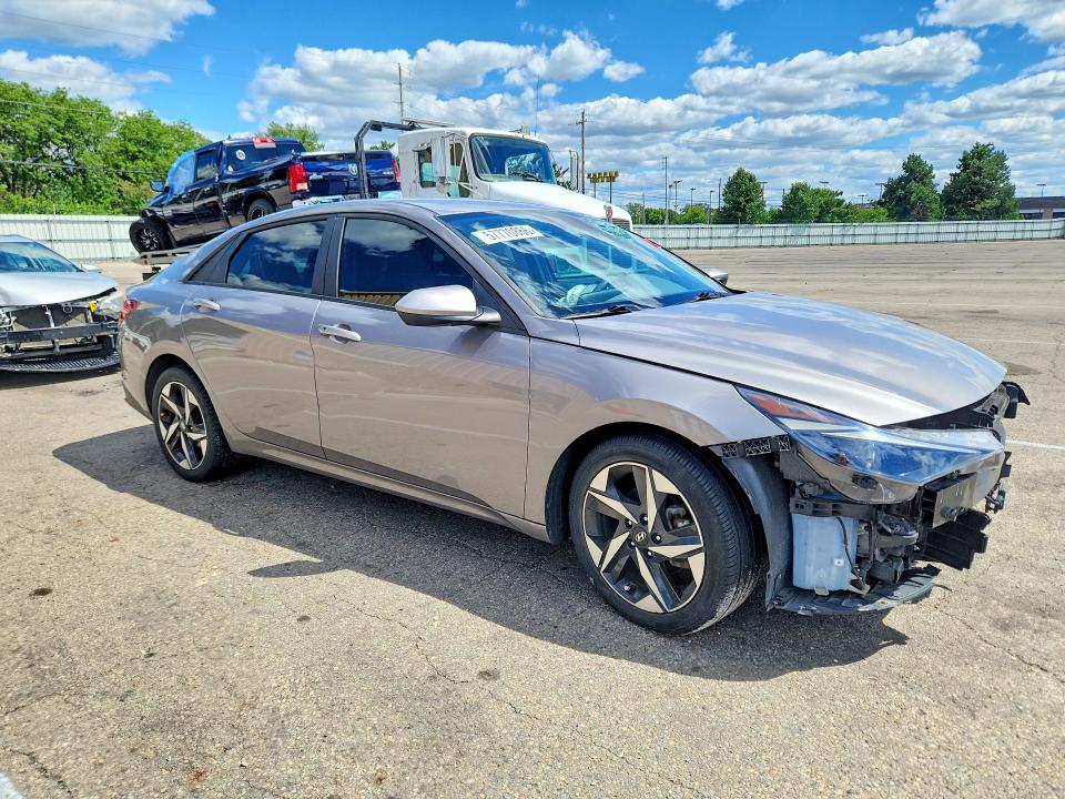 2023 Hyundai Elantra VIN KMHLS4AG2PU501321 COPART salvage auction — FRONT END, Oh - Cert Of Title-Salvage, sold $2,750 on 2026-07-15 (photo 4)