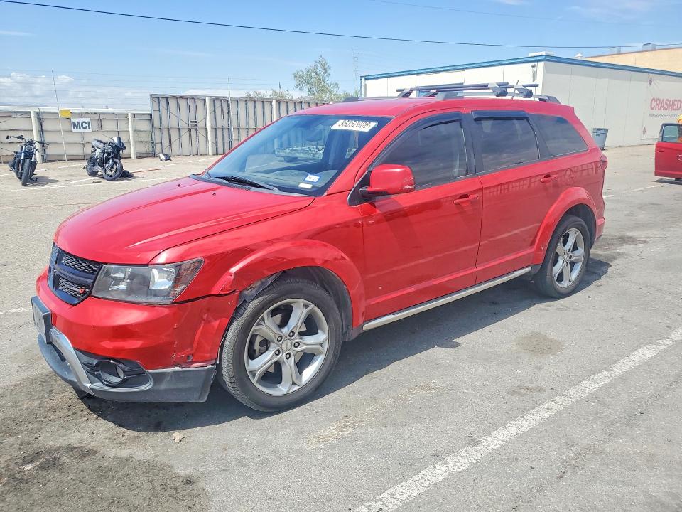 2017 Dodge Journey VIN 3C4PDCGBXHT559811 COPART salvage auction — FRONT END, Tx - Certificate Of Title, sold $300 on 2026-07-24 (photo 1)