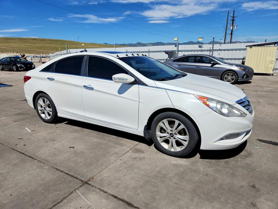 2011 Hyundai Sonata VIN 5NPEC4AB4BH295453 COPART salvage auction — HAIL, CO - CERT OF TITLE-REBUILT SALVAGE, sold $1,000 on 2026-07-20 (photo 4)