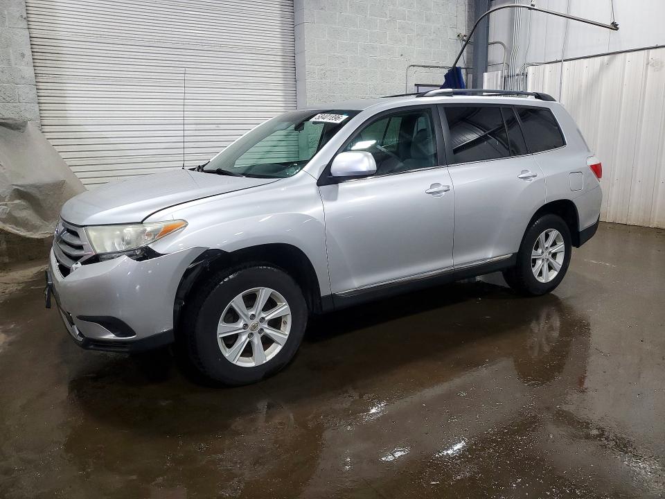 2012 Toyota Highlander VIN 5TDBK3EH4CS157843 COPART salvage auction — FRONT END, Mn - Cert Of Title-Prior Salvage, sold $475 on 2026-07-28 (photo 1)