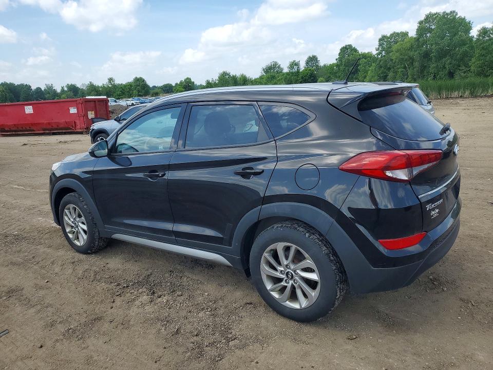 2017 Hyundai Tucson VIN KM8J3CA46HU323662 COPART salvage auction — HAIL, Oh - Cert Of Title-Salvage, sold $2,850 on 2026-07-13 (photo 2)