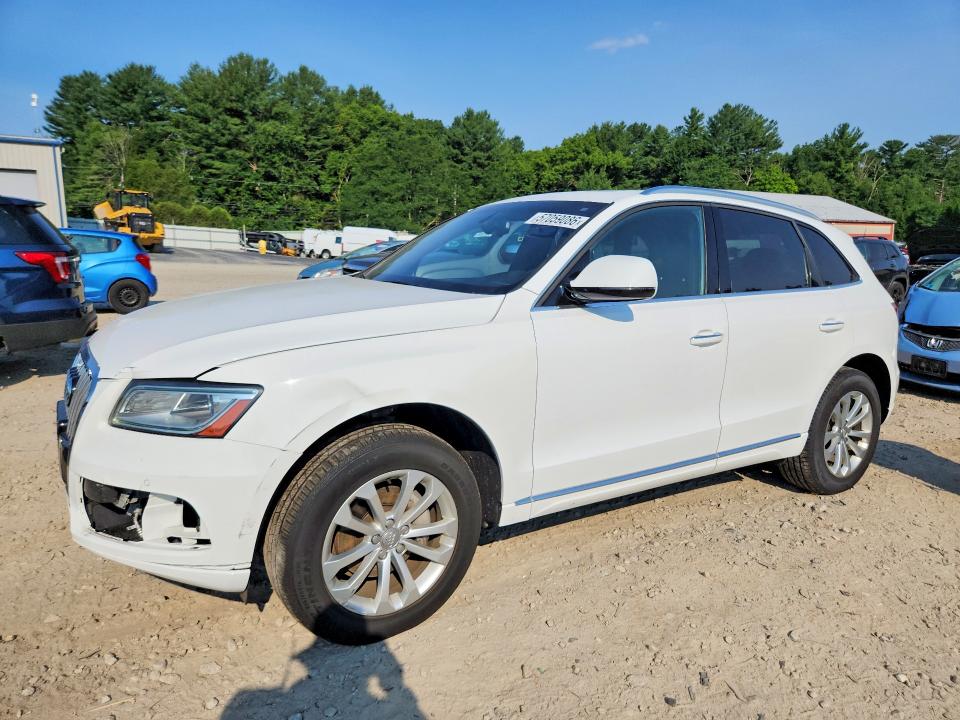2016 Audi Q5 VIN WA1L2AFP9GA142895 COPART salvage auction — FRONT END, MA - CERT OF TITLE-RECONSTRCTD COLL, sold $4,650 on 2026-07-06 (photo 1)