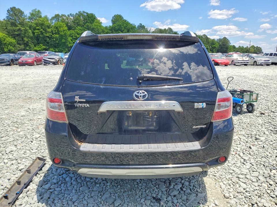2008 Toyota Highlander hybrid VIN JTEEW44A382009673 COPART salvage auction — MECHANICAL, Mt - Dealer Only Clean Title, sold $1,050 on 2026-07-15 (photo 6)