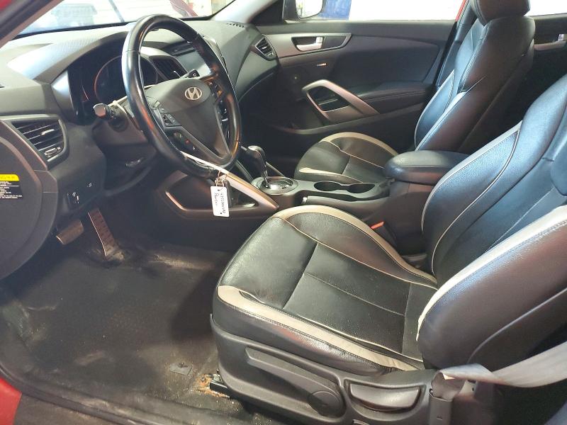 2015 Hyundai Veloster VIN KMHTC6AEXFU230692 COPART salvage auction — FRONT END, Ny - Mv-907A Salvage Certificate, sold $500 on 2026-07-13 (photo 7)