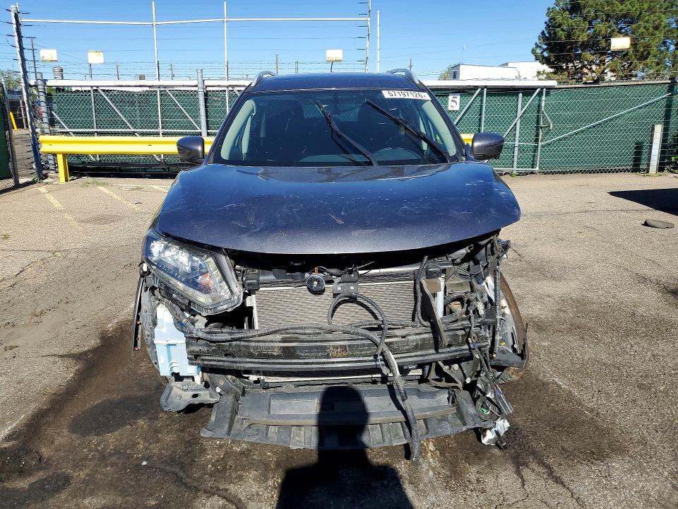 2016 Nissan Rogue VIN 5N1AT2MV7GC923724 COPART salvage auction — FRONT END, Co - Non-Repairable Cert Of Title, sold $2,750 on 2026-07-23 (photo 5)