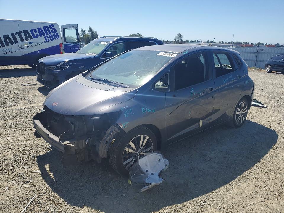 2015 Honda Fit VIN 3HGGK5H81FM723475 COPART salvage auction — FRONT END, Ca - Salvage Certificate, sold $425 on 2026-07-09 (photo 1)
