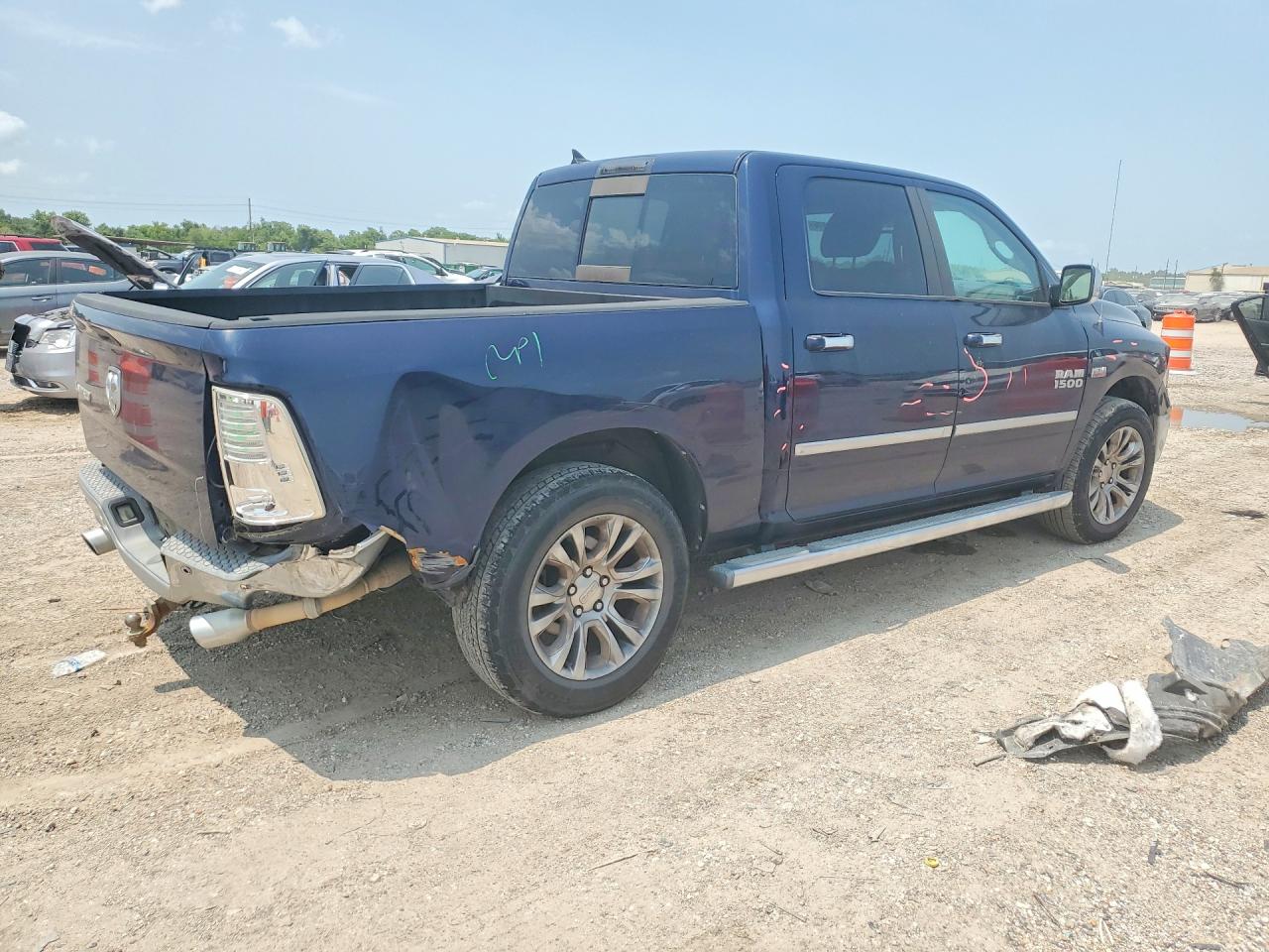 2014 Ram 1500 VIN 1C6RR6PT0ES457975 COPART salvage auction — Rear End, TX - SALVAGE VEHICLE TITLE, sold $4,500 on 2026-07-09 (photo 3)