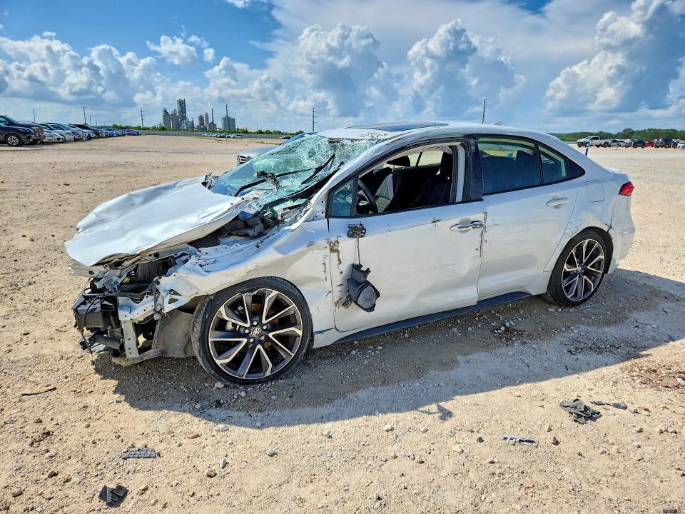 2022 Toyota Corolla VIN JTDP4MCE0N3508976 COPART salvage auction — FRONT END, TX - CERTIFICATE OF TITLE, sold $1,300 on 2026-07-14 (photo 1)