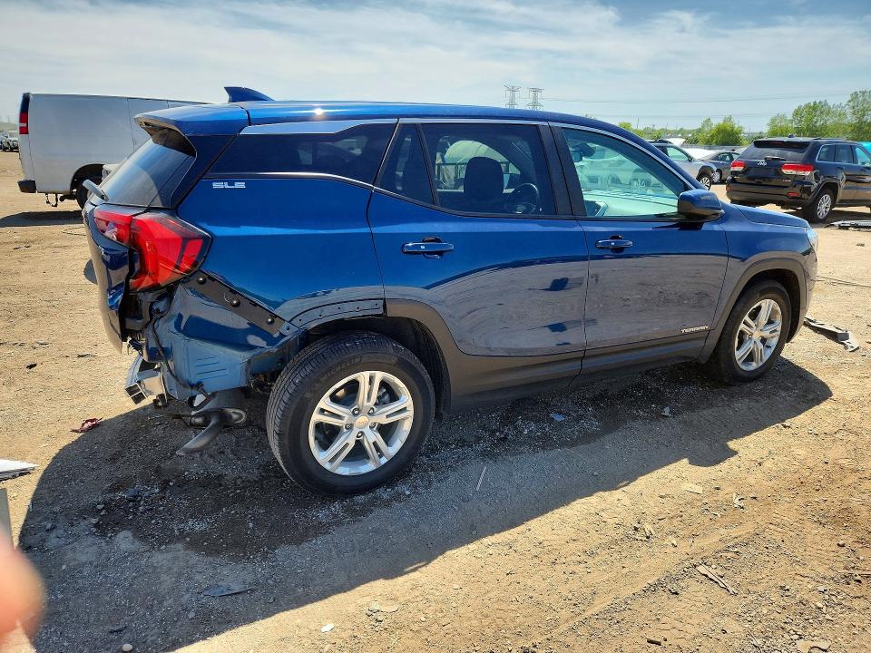 2021 Gmc Terrain VIN 3GKALMEVXML313366 COPART salvage auction — REAR END, IL - SALVAGE CERTIFICATE, sold $3,550 on 2026-07-09 (photo 3)