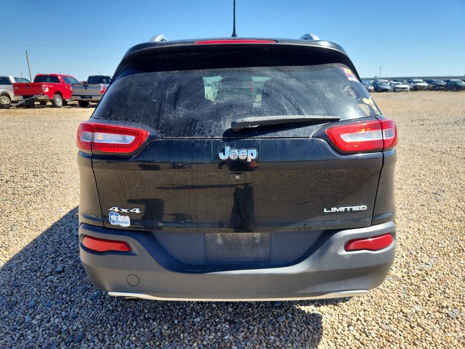 2017 Jeep Cherokee VIN 1C4PJMDB9HW536940 COPART salvage auction — SIDE, Tx - Salvage Vehicle Title, sold $2,400 on 2026-08-09 (photo 6)