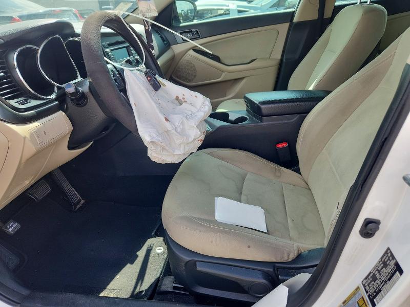 2013 Kia Optima VIN 5XXGM4A75DG221510 COPART salvage auction — BIOHAZARD/CHEMICAL, Tx - Salvage Vehicle Title, sold $150 on 2026-07-13 (photo 7)