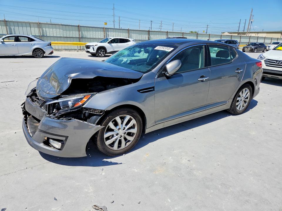 2015 Kia Optima VIN 5XXGN4A77FG413138 COPART salvage auction — FRONT END, Ok - Cert Of Title-Salvage, sold $775 on 2026-07-17 (photo 1)