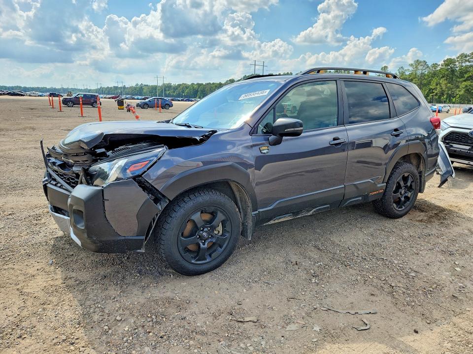 2023 Subaru Forester VIN JF2SKAMC0PH417368 COPART salvage auction — FRONT END, La - Cert Of Title-Salvage, sold $6,600 on 2026-07-07 (photo 1)