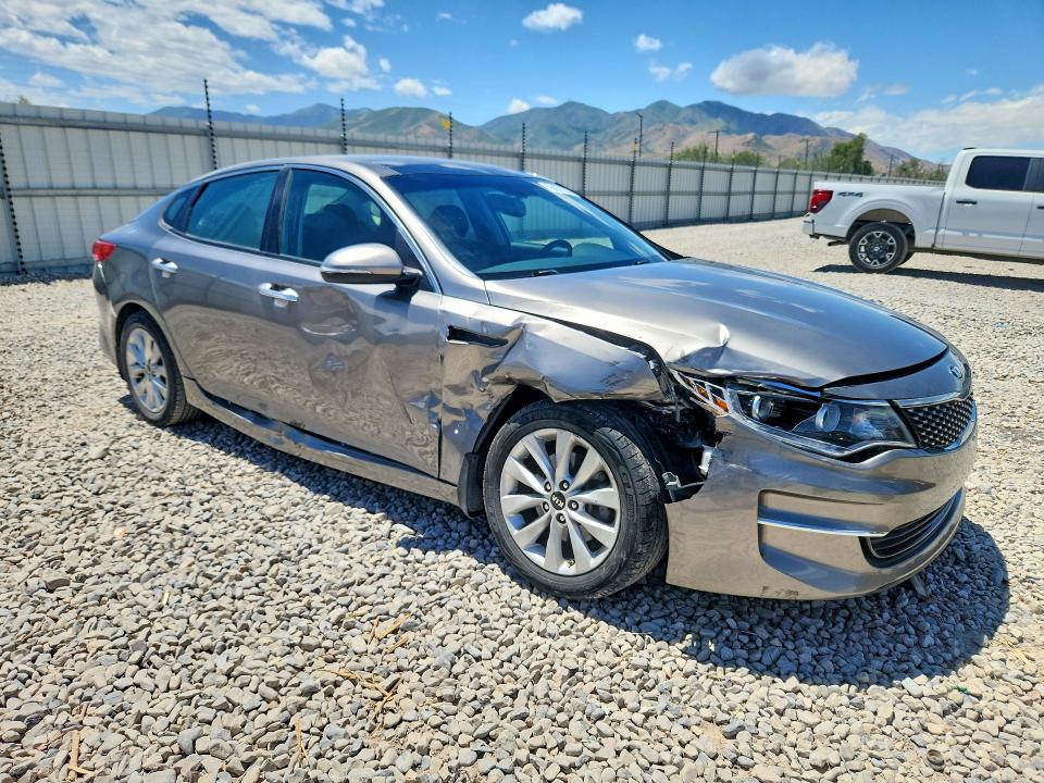 2016 Kia Optima VIN 5XXGU4L38GG091219 COPART salvage auction — FRONT END, Id - Salvage Certificate Of Title, sold $150 on 2026-07-28 (photo 4)