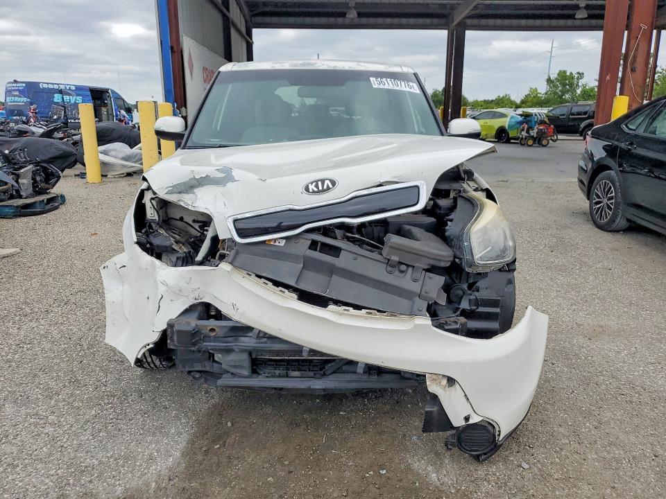 2014 Kia Soul VIN KNDJP3A53E7017806 COPART salvage auction — FRONT END, Fl - Cert Of Title Slvg Rebuildable, sold $750 on 2026-07-24 (photo 5)
