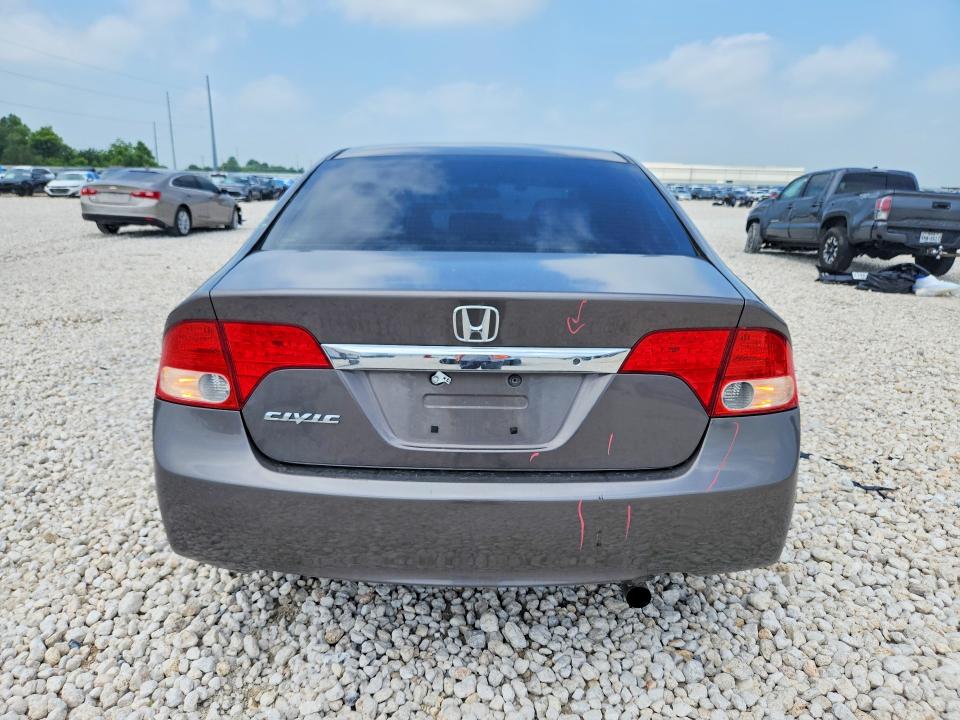 2010 Honda Civic VIN 19XFA1F52AE055235 COPART salvage auction — SIDE, Tx - Salvage Vehicle Title, sold $250 on 2026-07-30 (photo 6)