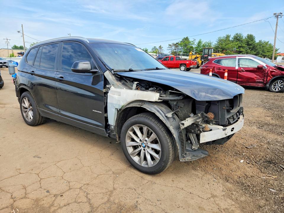 2017 BMW X3 VIN 5UXWX9C3XH0T16757 COPART salvage auction — FRONT END, Ct - Cert Of Title-Salvage, sold $475 on 2026-07-21 (photo 4)