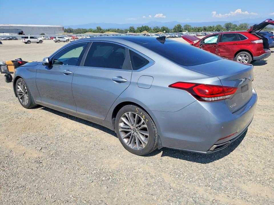2015 Hyundai VIN KMHGN4JE2FU080481 COPART salvage auction — FRONT END, CA - SALVAGE CERTIFICATE, sold $1,800 on 2026-07-31 (photo 2)