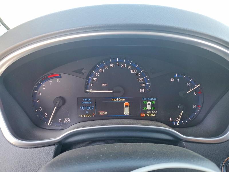 2016 Cadillac Srx VIN 3GYFNBE3XGS516048 COPART salvage auction — FRONT END, CA - SALVAGE CERTIFICATE, sold $525 on 2026-07-24 (photo 9)