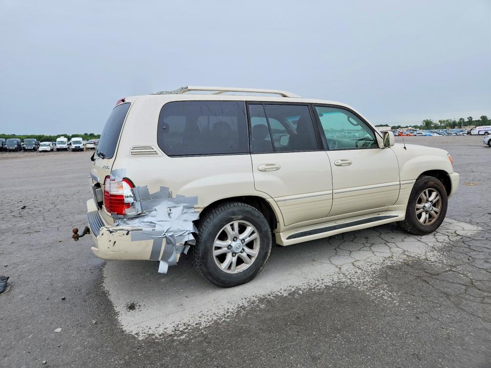 2004 Lexus Lx 470 VIN JTJHT00W643537908 COPART salvage auction — REAR END, Tn - Salvage Certificate, sold $3,000 on 2026-07-13 (photo 3)