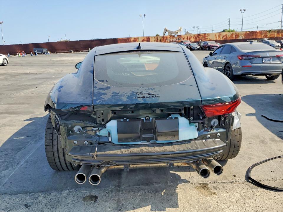 2022 Jaguar F-type VIN SAJD51FE7NCK77666 COPART salvage auction — REAR END, Ca - Salvage Certificate, sold $40,500 on 2026-07-10 (photo 6)