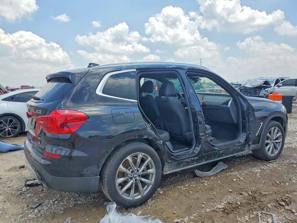 2018 BMW X3 VIN 5UXTR9C50JLD60451 COPART salvage auction — SIDE, Tx - Salvage Vehicle Title, sold $8,400 on 2026-07-13 (photo 3)