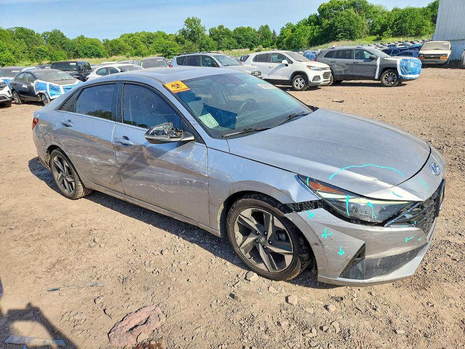 2021 Hyundai Elantra VIN 5NPLP4AG2MH012784 COPART salvage auction — SIDE, Pa - Certificate Of Salvage, sold $4,600 on 2026-07-20 (photo 4)