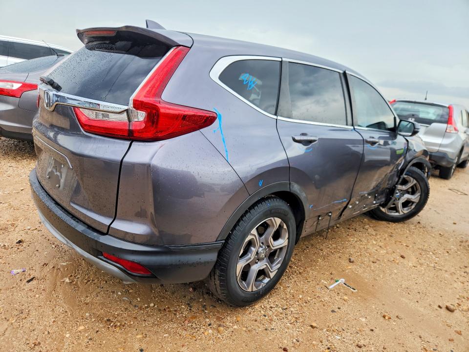 2017 Honda Cr-v VIN 7FARW1H83HE021979 COPART salvage auction — FRONT END, Tx - Salvage Vehicle Title, sold $7,300 on 2026-07-30 (photo 3)