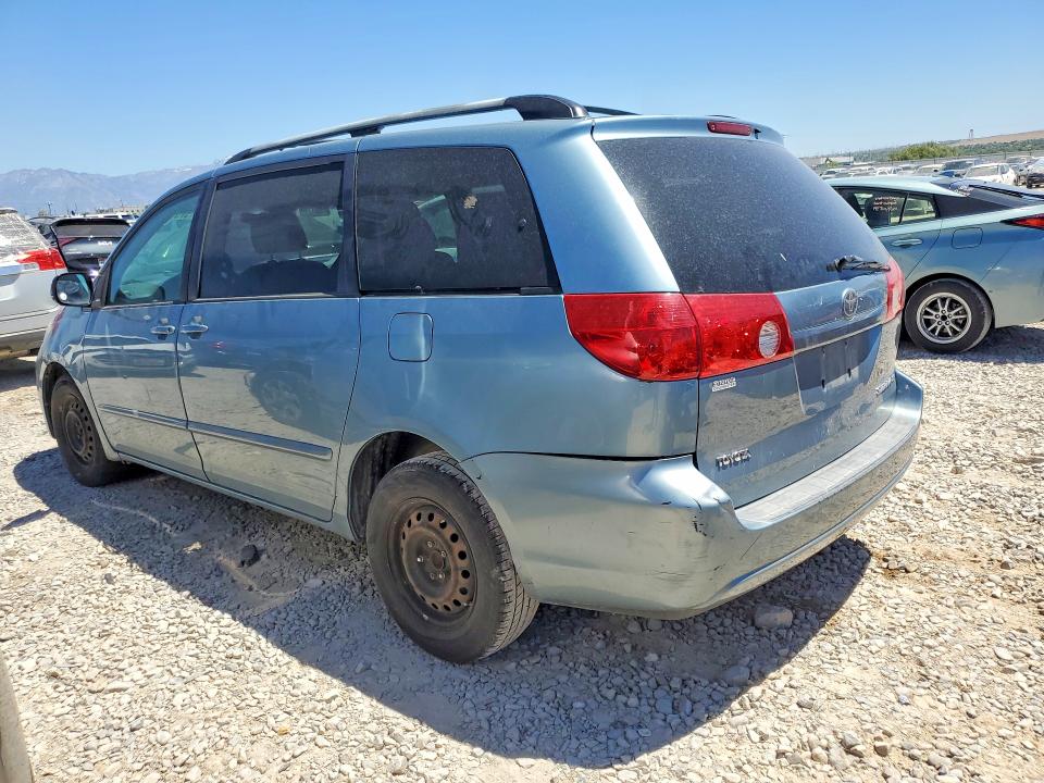 2008 Toyota Sienna VIN 5TDZK23C38S106308 COPART salvage auction — MINOR DENT/SCRATCHES, Ut - Certificate Of Title, sold $350 on 2026-07-21 (photo 2)