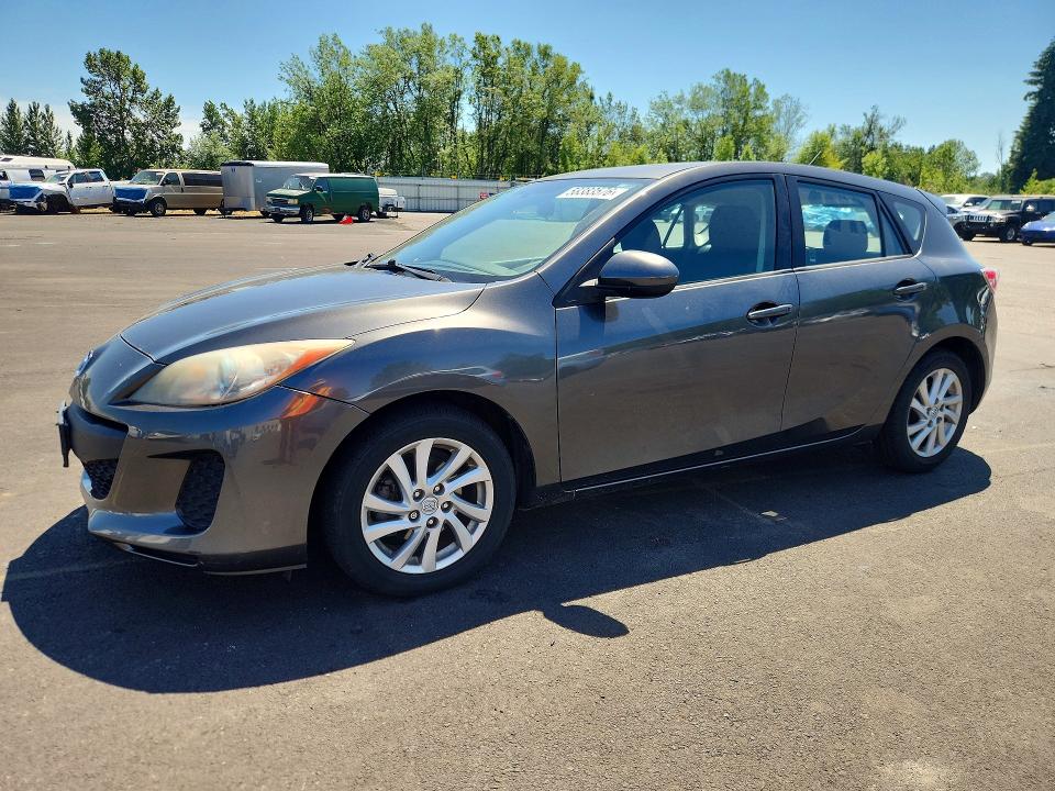 2012 Mazda VIN JM1BL1L81C1681596 COPART salvage auction — FRONT END, Or - Salvage Title Certificate, sold $125 on 2026-07-29 (photo 1)