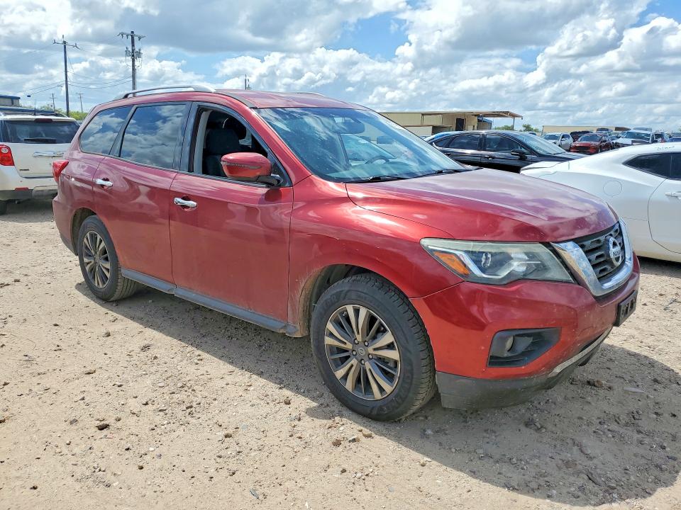 2017 Nissan Pathfinder VIN 5N1DR2MN9HC662805 COPART salvage auction — HAIL, Tx - Certificate Of Title, sold $10 on 2026-07-06 (photo 4)