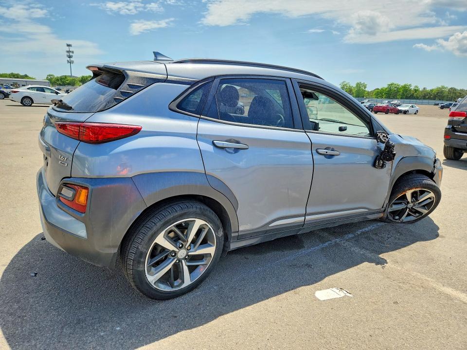 2021 Hyundai Kona VIN KM8K5CA57MU680169 COPART salvage auction — FRONT END, NY - MV-907A SALVAGE CERTIFICATE, sold $3,250 on 2026-07-27 (photo 3)