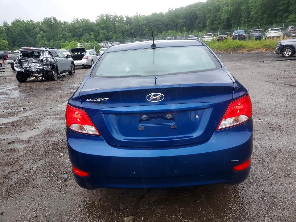 2017 Hyundai Accent VIN KMHCT4AE4HU233580 COPART salvage auction — FRONT END, Md - Cert Of Salvage > 75% Damage, sold $1,150 on 2026-07-07 (photo 6)