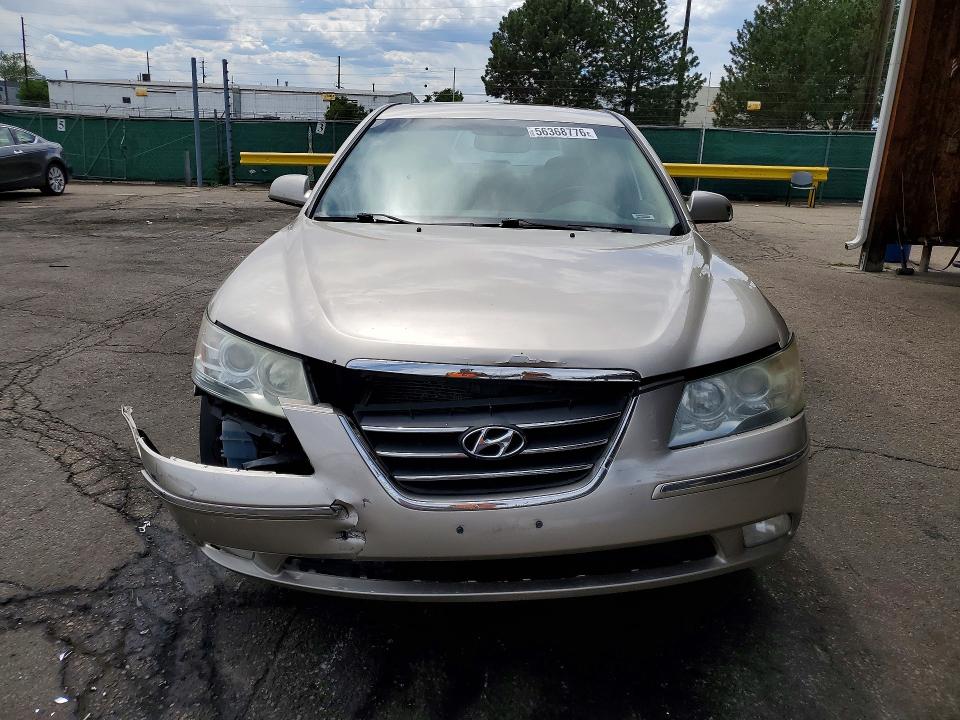 2009 Hyundai Sonata VIN 5NPEU46C99H572817 COPART salvage auction — FRONT END, Co - Public - Salvage Title, sold $525 on 2026-07-02 (photo 5)