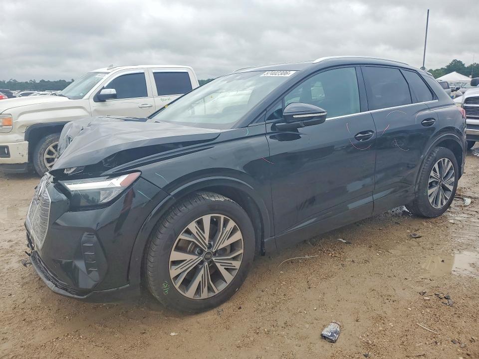 2023 Audi Q4 e-tron VIN WA1BCBFZ1PP006435 COPART salvage auction — FRONT END, Tx - Salvage Vehicle Title, sold $200 on 2026-07-21 (photo 1)