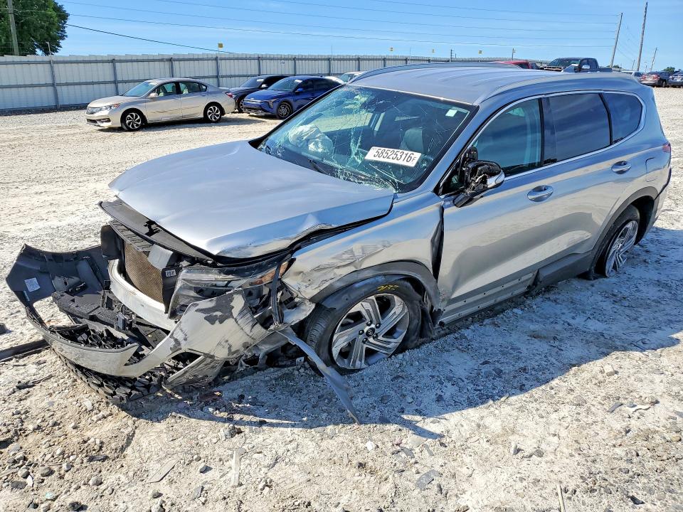 2023 Hyundai Santa fe VIN 5NMS24AJXPH551077 COPART salvage auction — FRONT END, Ga - Cert Of Title-Salvage, sold $3,900 on 2026-07-27 (photo 1)