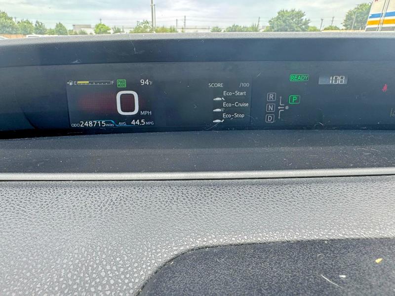 2016 Toyota Prius VIN JTDKARFU1G3515263 COPART salvage auction — MINOR DENT/SCRATCHES, Or - Certificate Of Title (P), sold $5,000 on 2026-07-28 (photo 8)